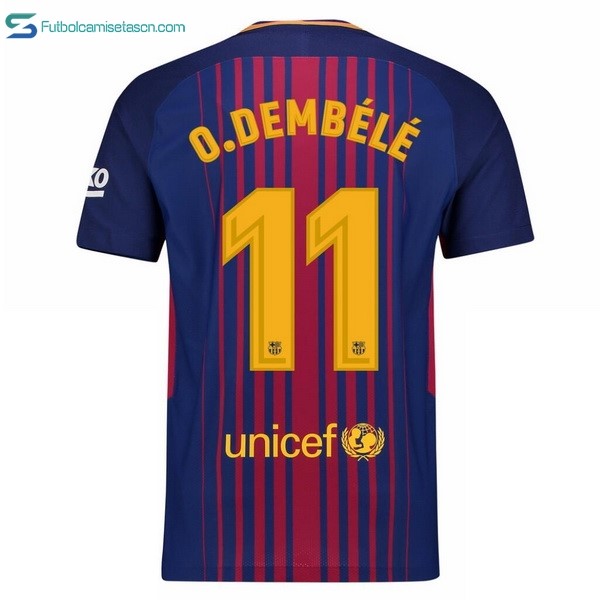 Camiseta Barcelona 1ª O.Dembele 2017/18